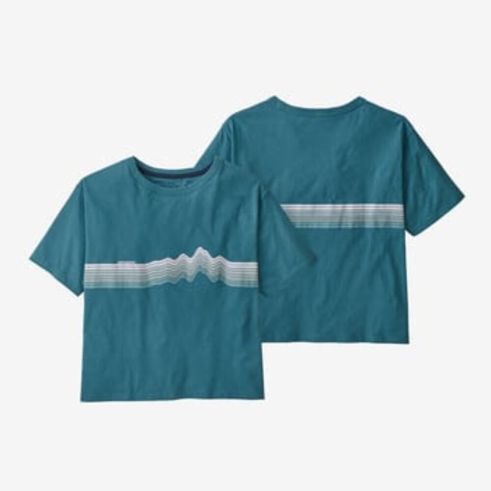 Patagonia W's Ridge Rise Stripe Organic Easy Cut Tee